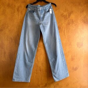 Old Navy Mid Rise Wide Leg Jeans 4 Tall